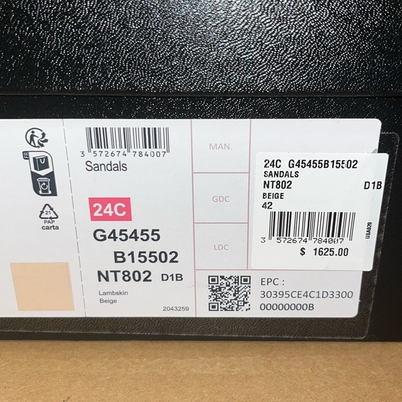 Chanel Lambskin Sandals Heels size 42 - Picture 11 of 12